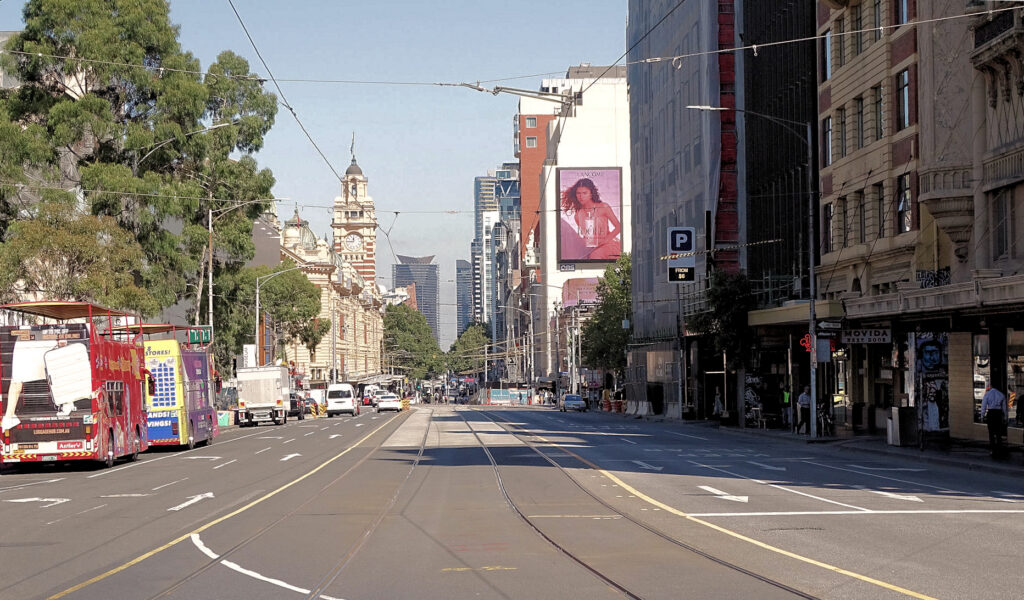 Australien,Melbourne, Bourke Street