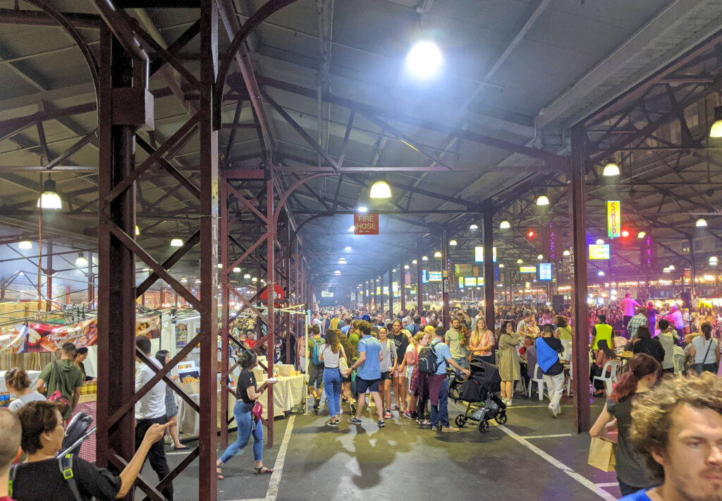 Victoria Market, Abend- und Partylocation in Melbourne