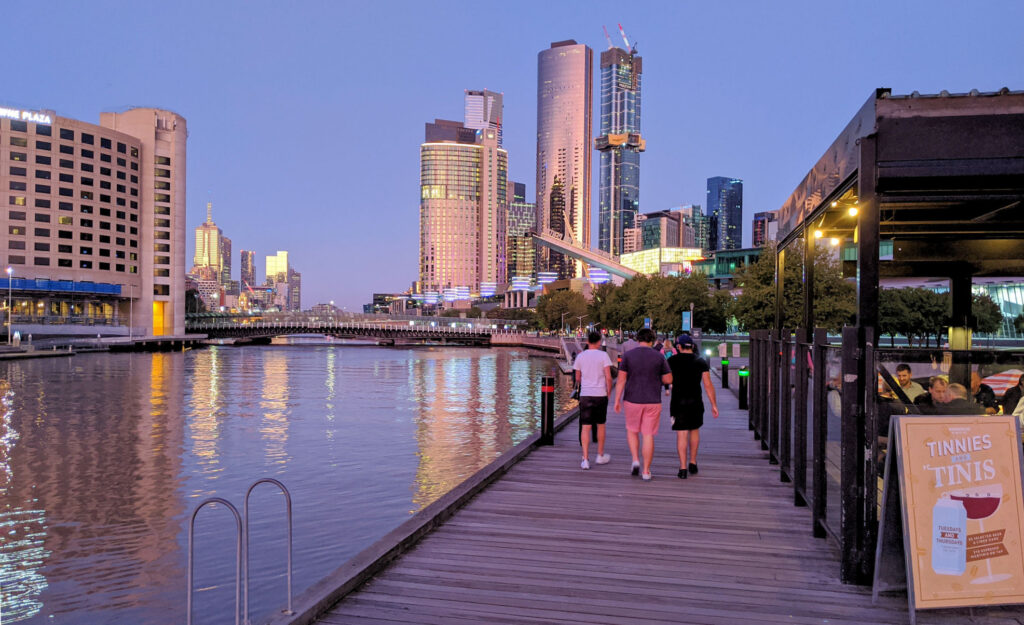 Abendstimmung in Melbourne, The Boatbuilders Yard