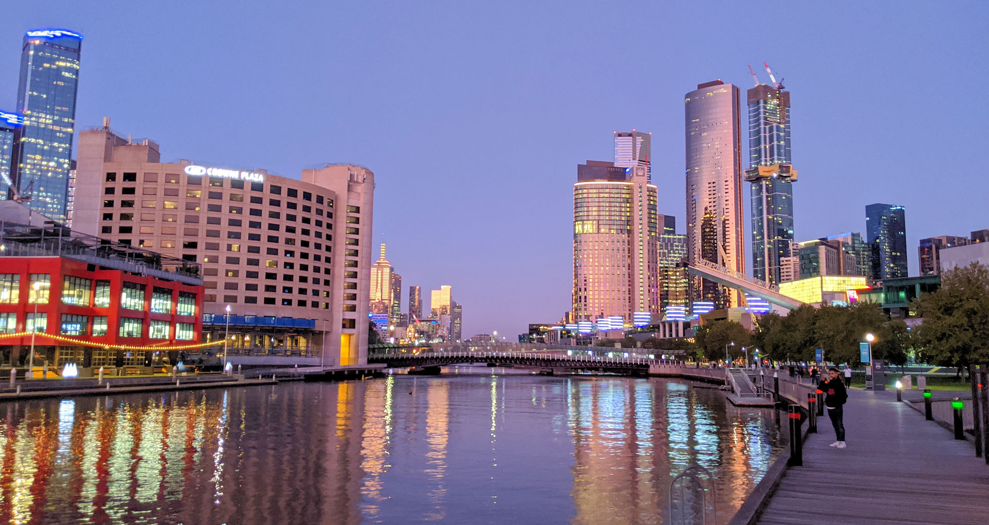 Abendstimmung in Melbourne