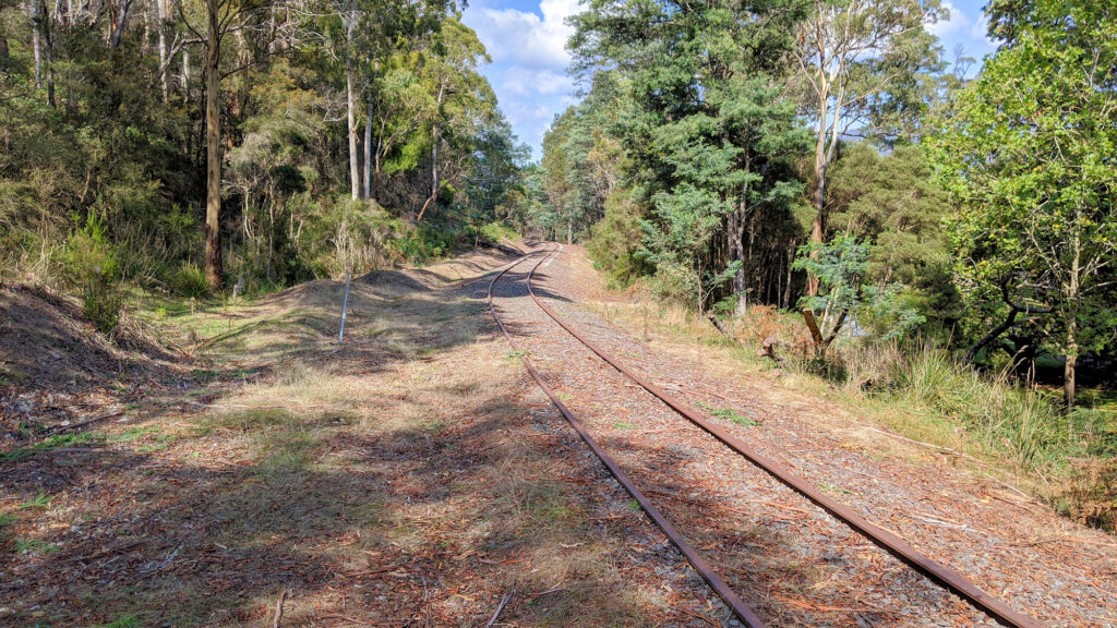 Eisenbahnstrecke nach Scottsdale, Tasmanien