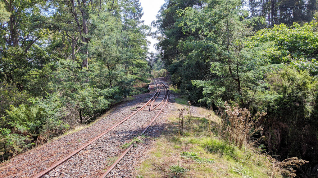 Eisenbahnstrecke nach Scottsdale, Tasmanien